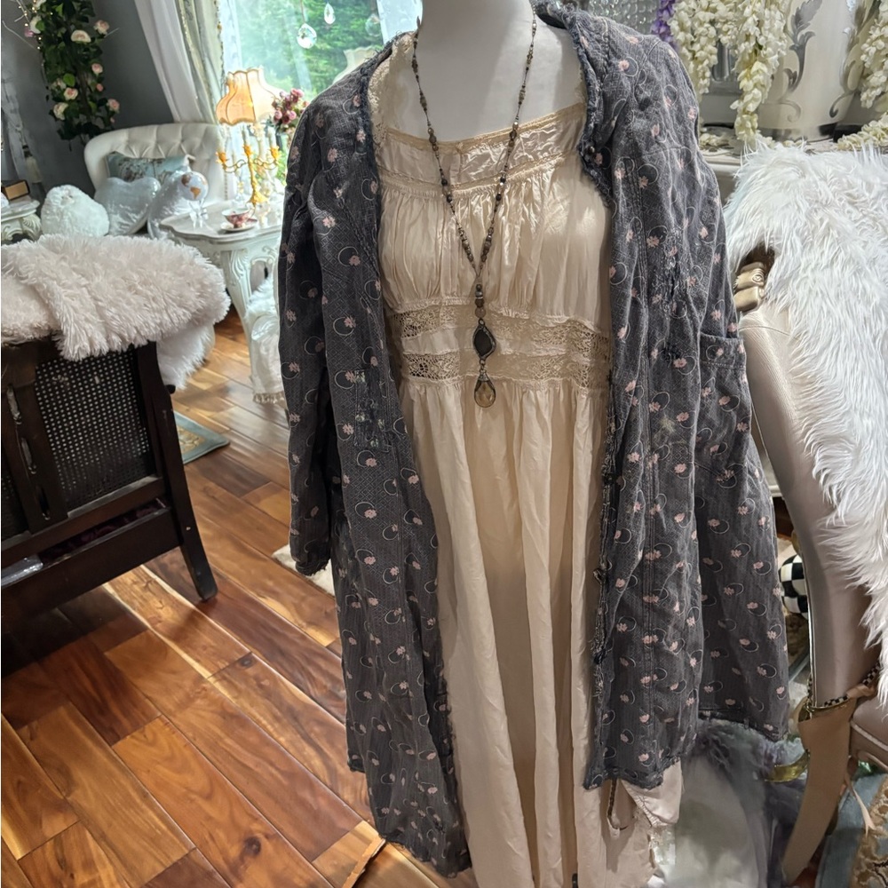 Magnolia Pearl Gray and Cream Jacket